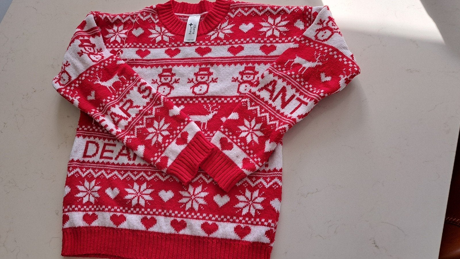 Kersttrui, Ophalen of Verzenden, Zo goed als nieuw, Maat 36 (S), Sjaal