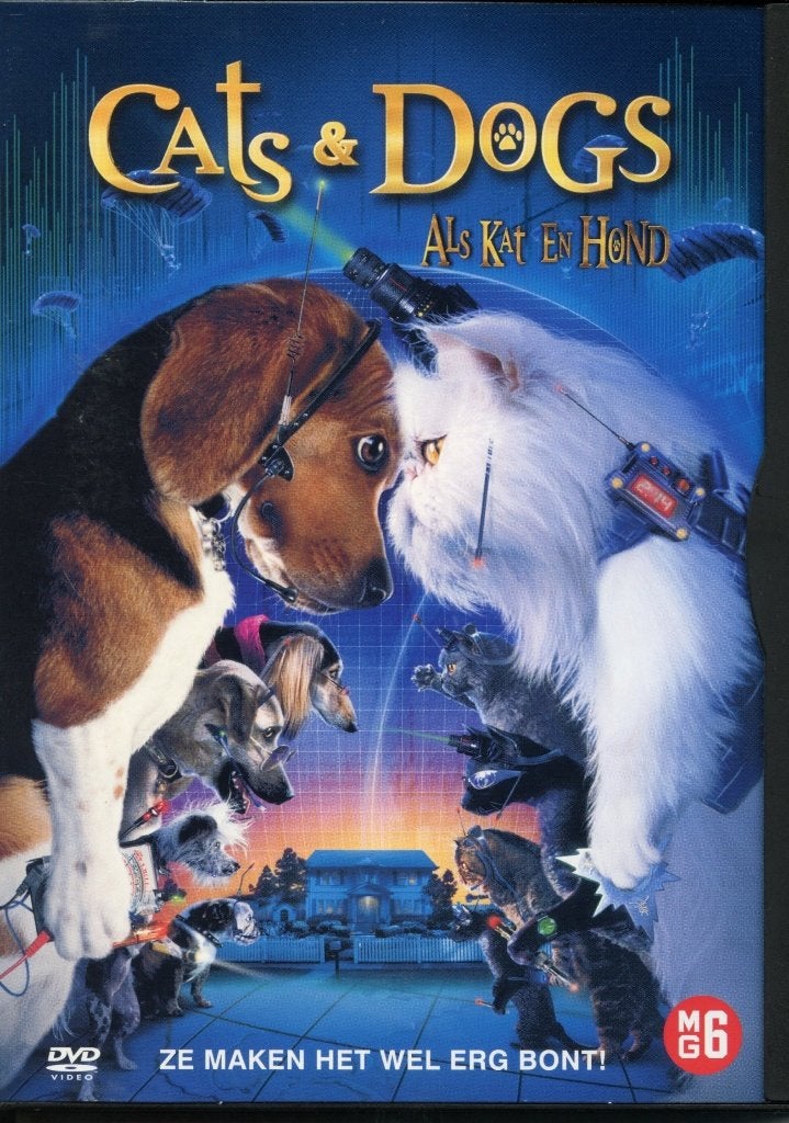 Cats & Dogs - Nieuw, Alle leeftijden, Ophalen of Verzenden, Zo goed als nieuw, Amerikaans