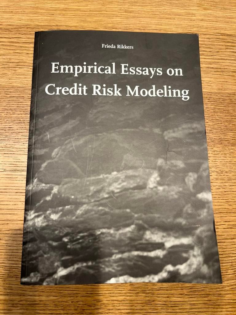 Empirical Essays on Credit Risk Modeling - Frieda Rikkers, Ophalen of Verzenden, Gamma, Nieuw, WO