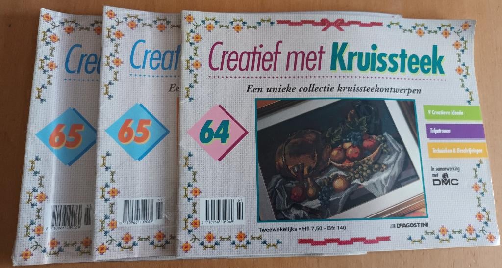 Creatief met kruissteek, Diverse, Ophalen of Verzenden, Zo goed als nieuw, Borduren en Naaien