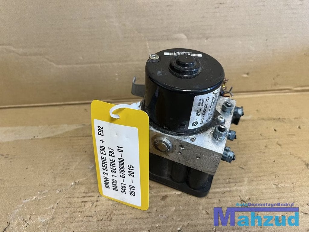 BMW 1 3 SERIE E90 E92 E87 Abs Pomp 6789301 345167890001 2005, Petuelring 130
80788  Munich, DE, Gebruikt, Info@bmw.de, Ophalen of Verzenden