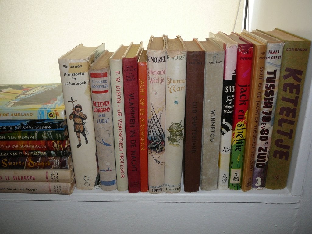 Keteltje, Winnetou, Snuf de hond, Kruistocht in spijkerbroek, Boeken, Ophalen of Verzenden, Gelezen, Norel, Beckman, Karl May, Piet Prins, Cor Bruijn enz.