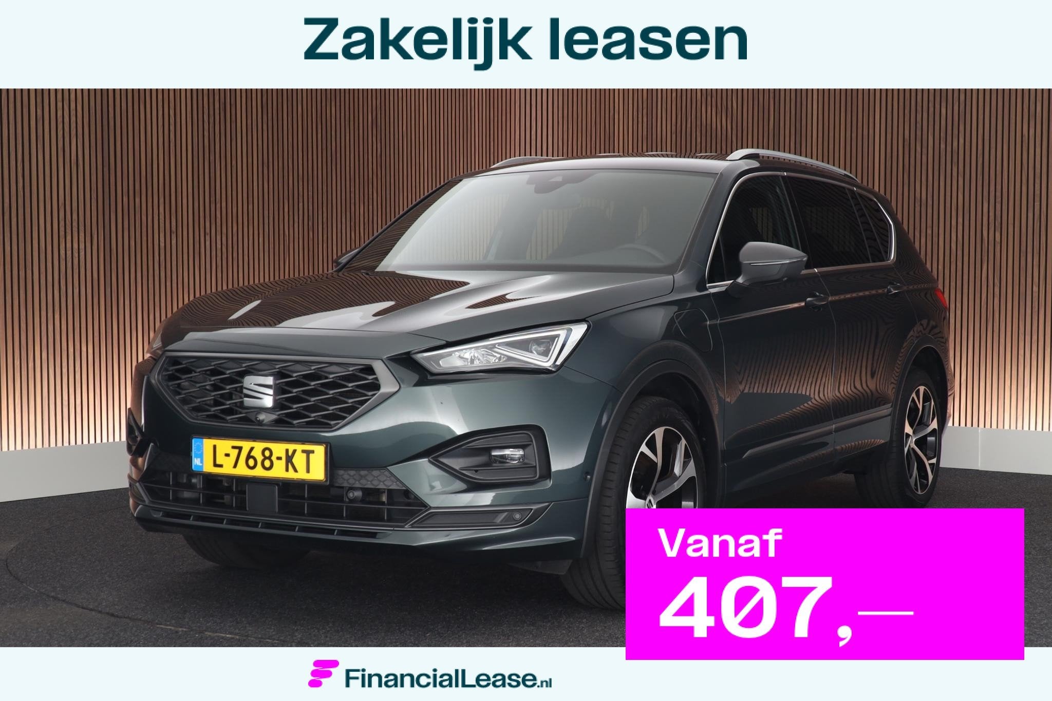 SEAT Tarraco 1.4 TSI e-Hybrid 245pk PHEV FR Keyless Stoelver, Stof, 4 cilinders, Hybride Elektrisch/Benzine, 13 kWh