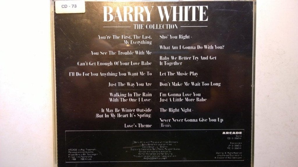 Barry White - The Collection, Ophalen of Verzenden, Zo goed als nieuw, Soul, Album