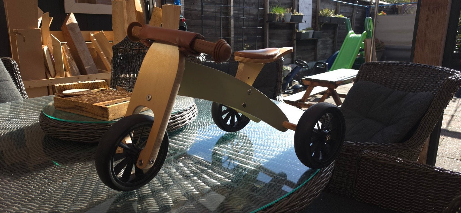 Bandits & Angels houten loopfiets, Ophalen, Zo goed als nieuw, Loopfiets