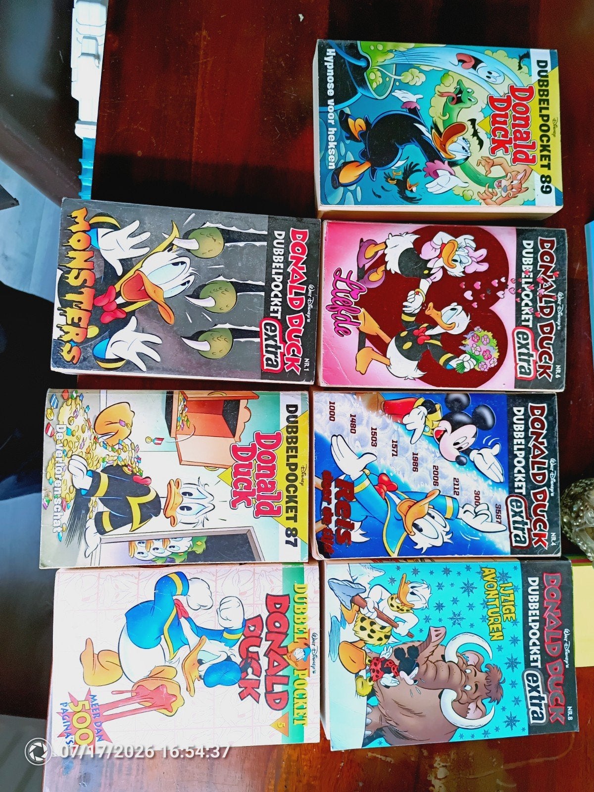 Donald Duck Dubbelpocket Extra - Diverse Nummers, Meerdere stripboeken, Ophalen, Gelezen, Walt Disney