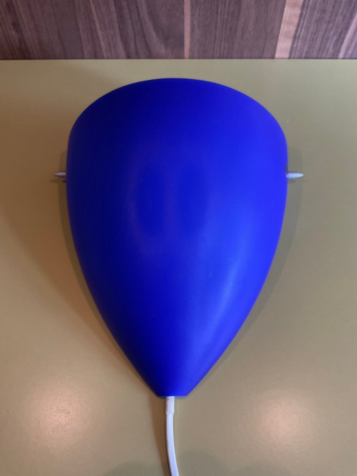 Vintage Ikea Kvintett glazen blauwe wandlamp uit de jaren 90, Huis en Inrichting, Lampen | Wandlampen, IKEA, Glas, Wandlamp, Gebruikt