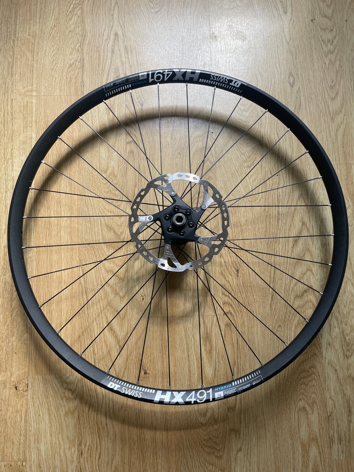 DT Swiss HX 491 Hybrid 29 inch achterwiel met Shimano schijf, Fietsen en Brommers, Fietsonderdelen, Wiel, Gravelbike, Ophalen of Verzenden