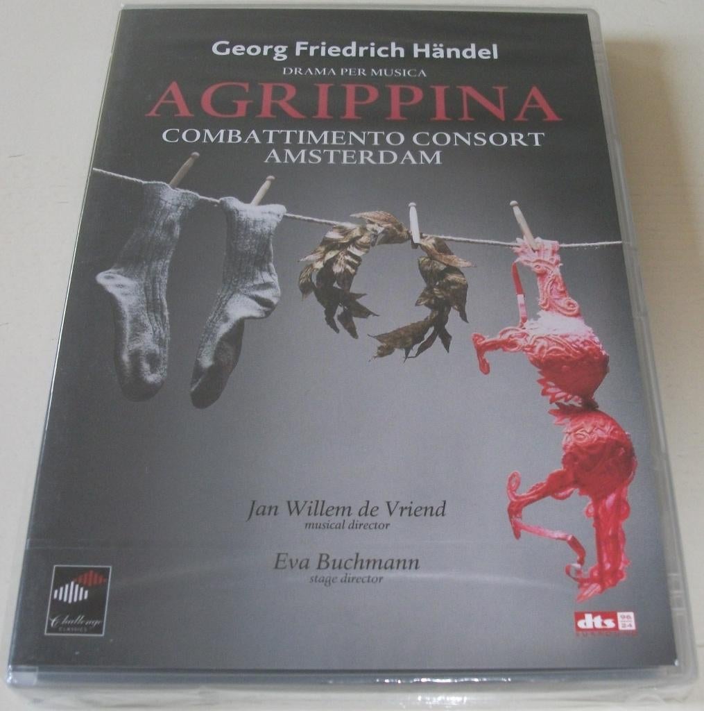 Dvd *** AGRIPPINA *** Georg Friedrich Händel *NIEUW*, Vanaf 12 jaar, Ophalen of Verzenden, Nieuw in verpakking, Muziek en Concerten