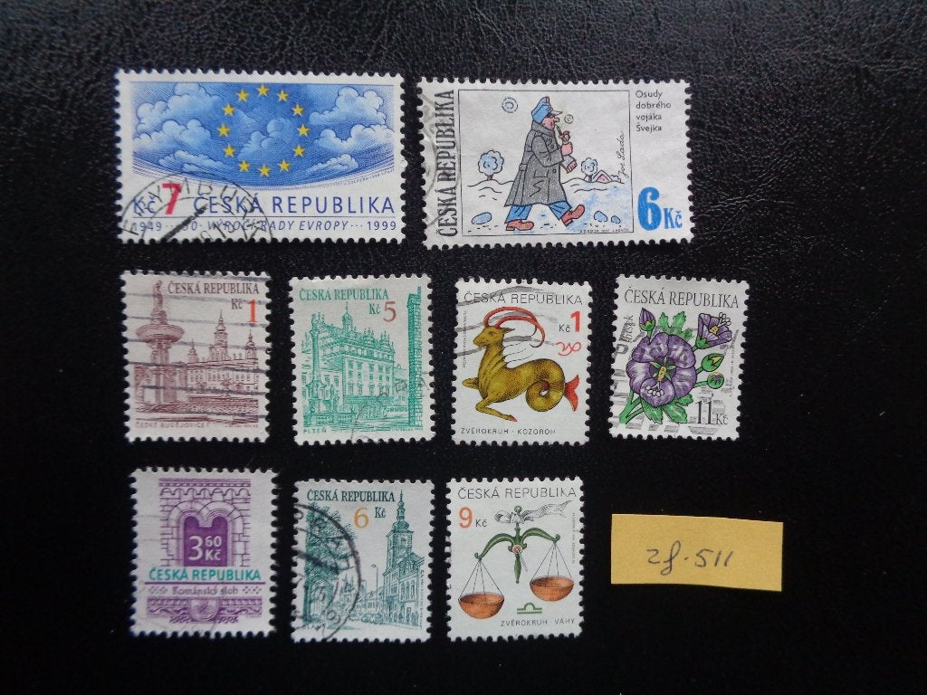 tsjechie - diverse (zf-511), Ophalen of Verzenden, Overige landen, Gestempeld