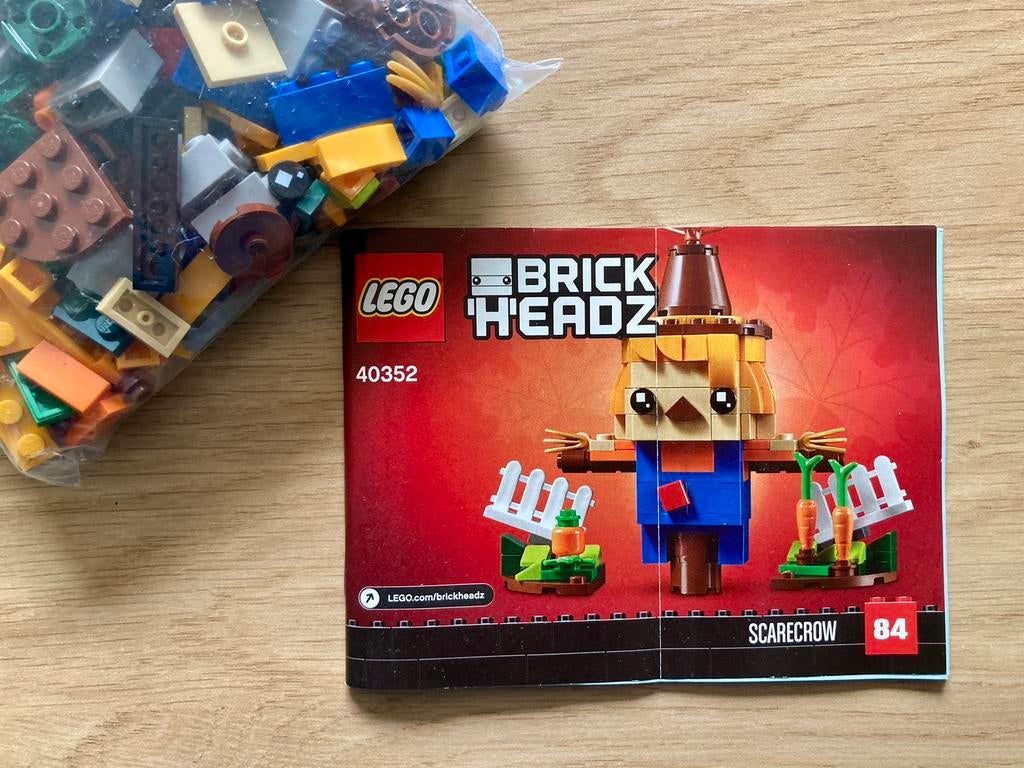 Lego Brickheadz 40354 vogelverschrikker, Ophalen of Verzenden, Zo goed als nieuw