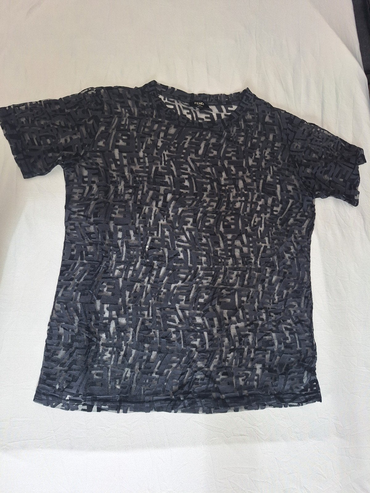 Fendi top maat S, Zwart, Ophalen of Verzenden, Korte mouw, Maat 36 (S)