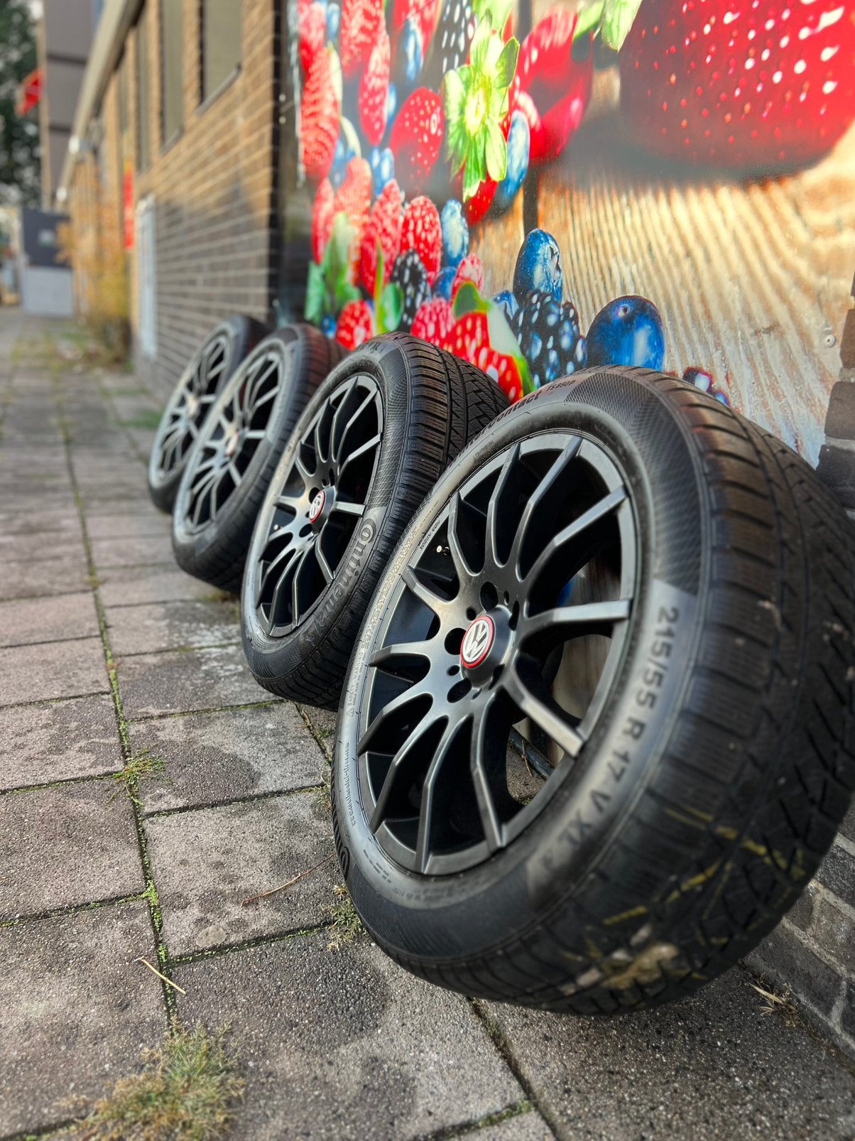Velgen Aluett Type 10 + Winter Banden, 215 mm, Nieuw, 17 inch, Ophalen of Verzenden