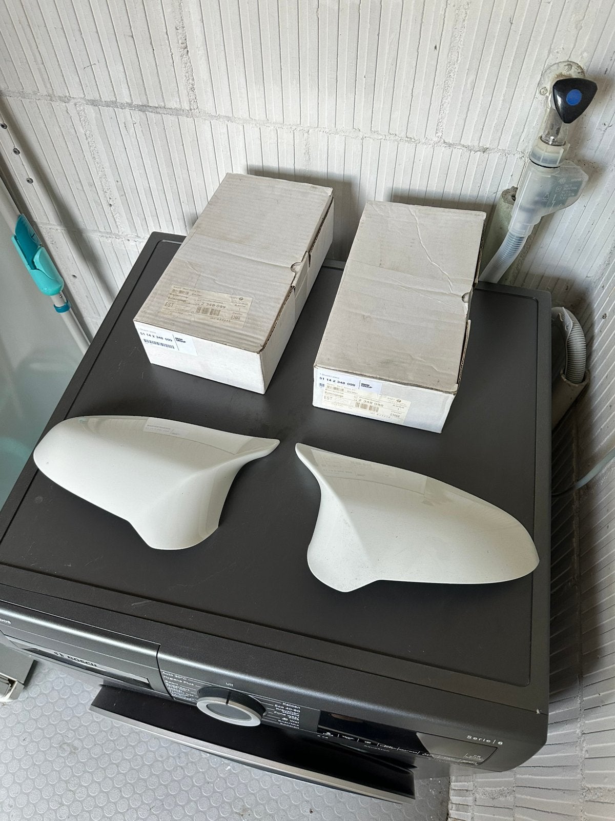 Bmw m3 m4 spiegelkappen orgineel F80 f81 f82 f83, Ophalen of Verzenden, Gebruikt, BMW