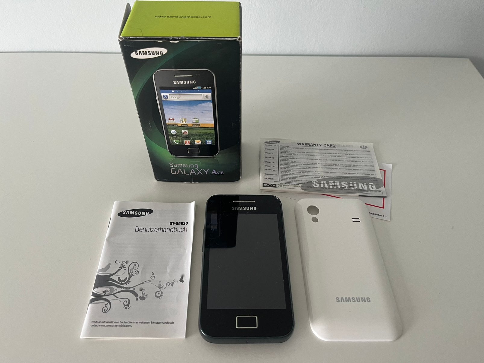 Samsung Galaxy ace, Telecommunicatie, Zwart, Touchscreen, Ophalen of Verzenden, Zo goed als nieuw