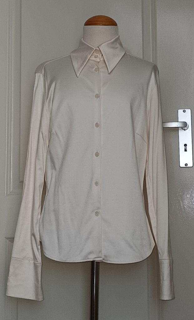 Blouse lange mouwen ivoor wit steps S ( Jool ), Wit, Ophalen of Verzenden, Zo goed als nieuw, Steps
