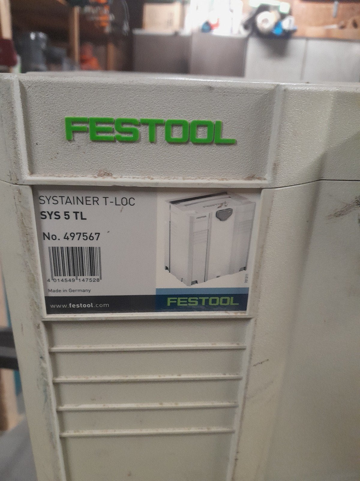 festool systainer t-lock, Ophalen