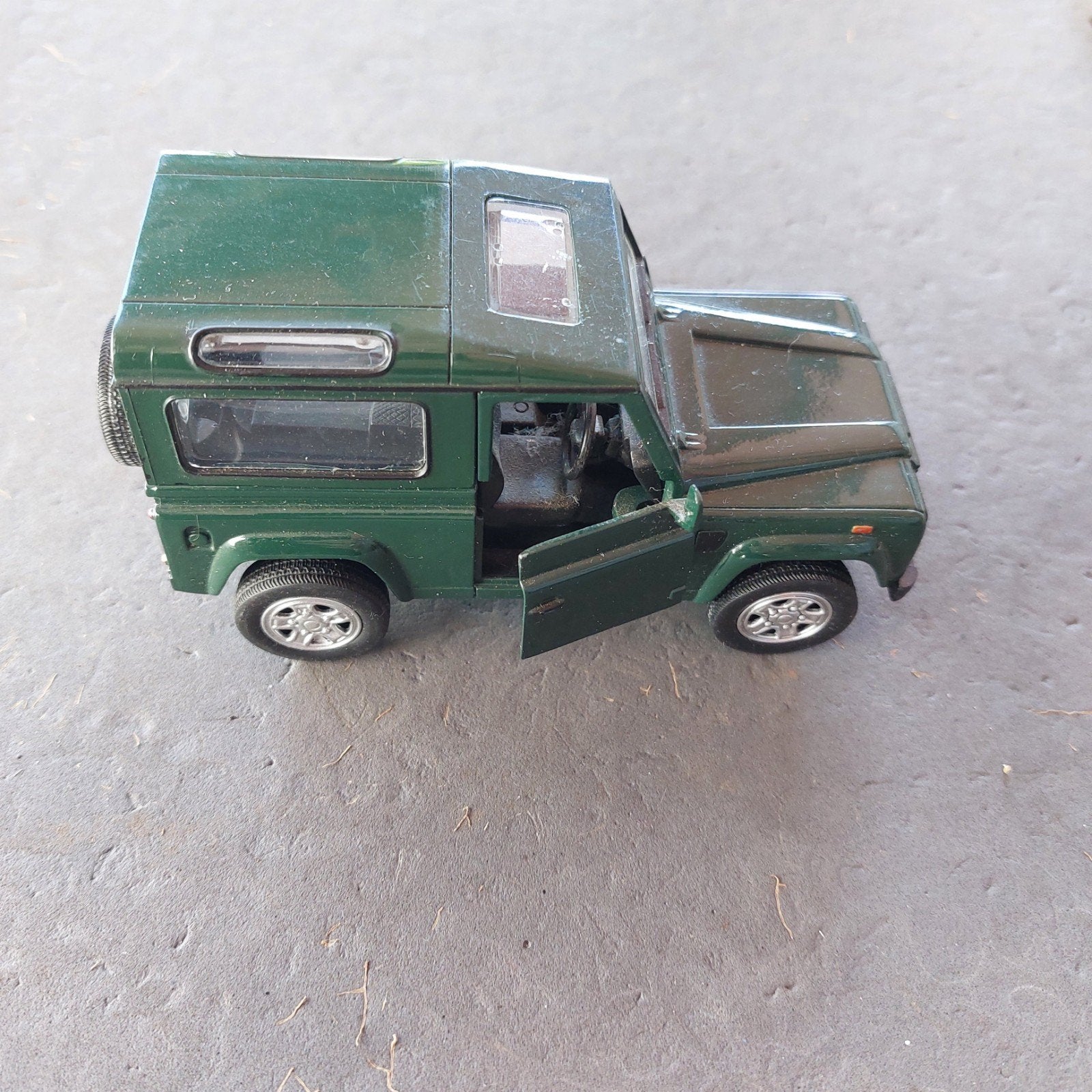 Land Rover Defender 2004 Modelauto - Groen, Overige merken, Gebruikt, 1:50 of kleiner, Auto