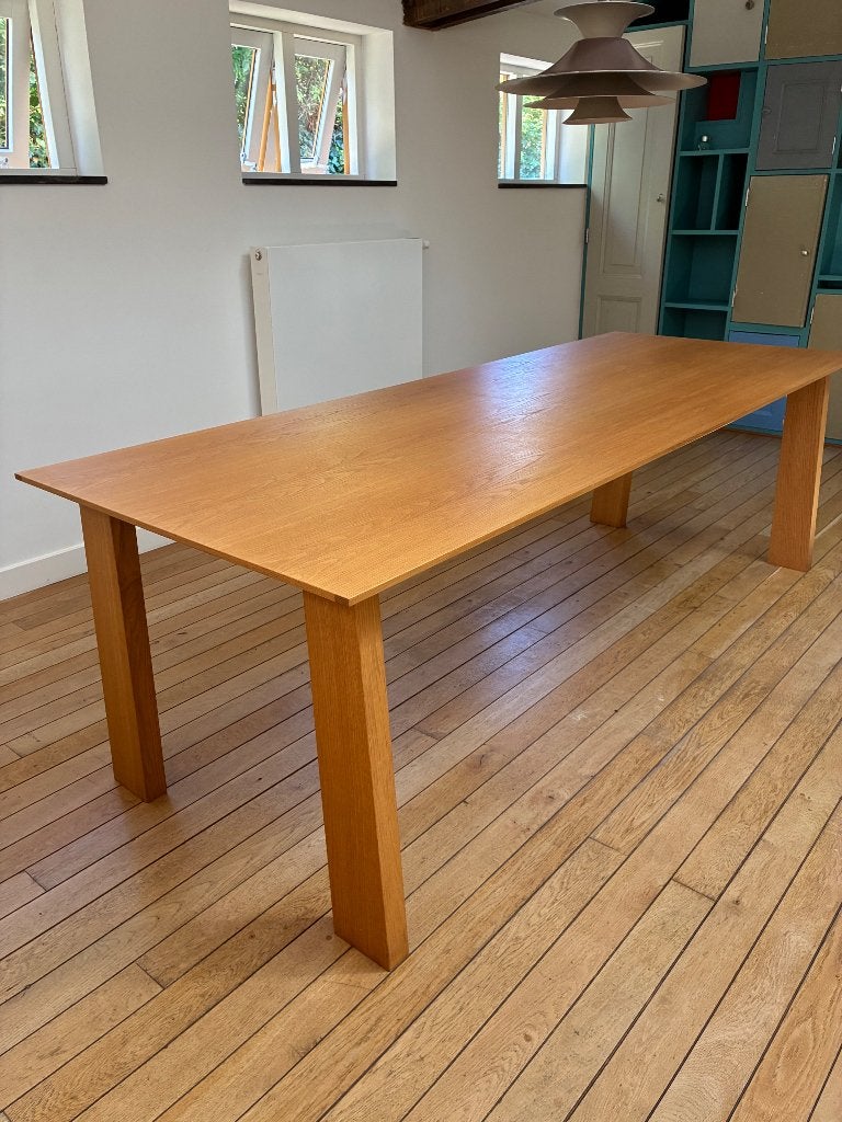 Arco tafel 90x240, Huis en Inrichting, Tafels | Eettafels, Ophalen, Eikenhout, 200 cm of meer, 50 tot 100 cm