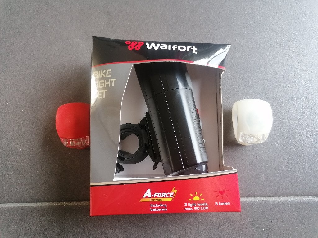 Walfort A-Force Fietsverlichtingsset - Nieuw in doos, Fietsen en Brommers, Fietsaccessoires | Fietsverlichting, Verzenden, Nieuw
