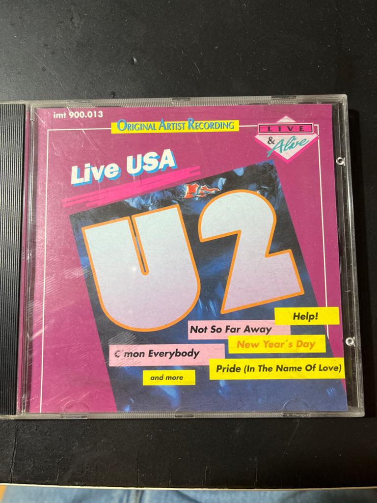 U2 Live USA CD, Cd's en Dvd's, Verzenden, 1980 - 1989, Gebruikt