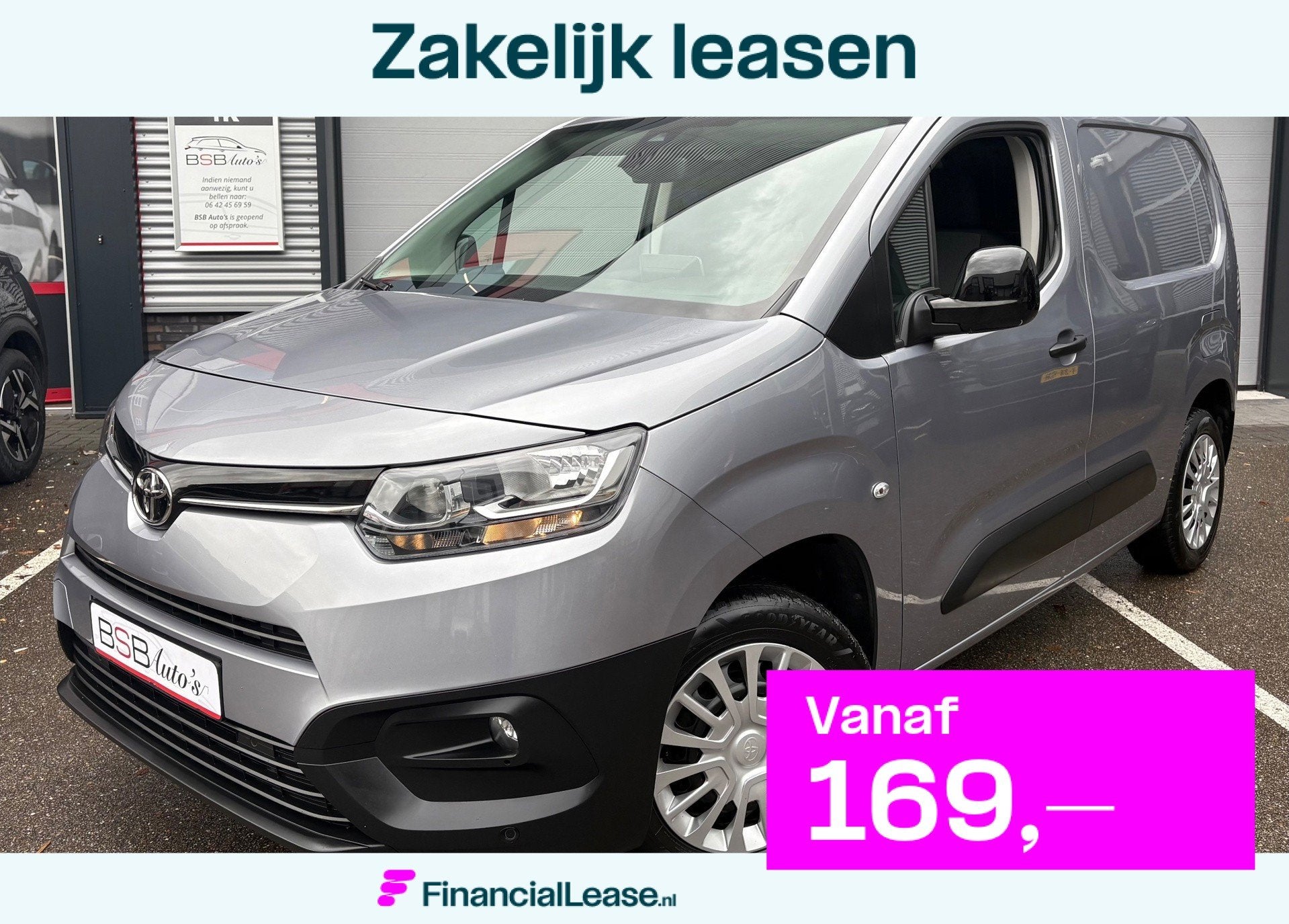 Toyota PROACE CITY 1.2 Turbo 110 PK Airco Cruise Navi 3 Zits, Voorwielaandrijving, Gebruikt, 1199 cc, Origineel Nederlands