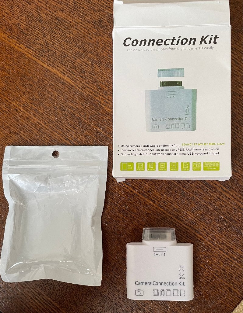 Camera connection kit voor Apple I-pad2, Verzenden, 10 inch of minder, Nieuw, Onbekend