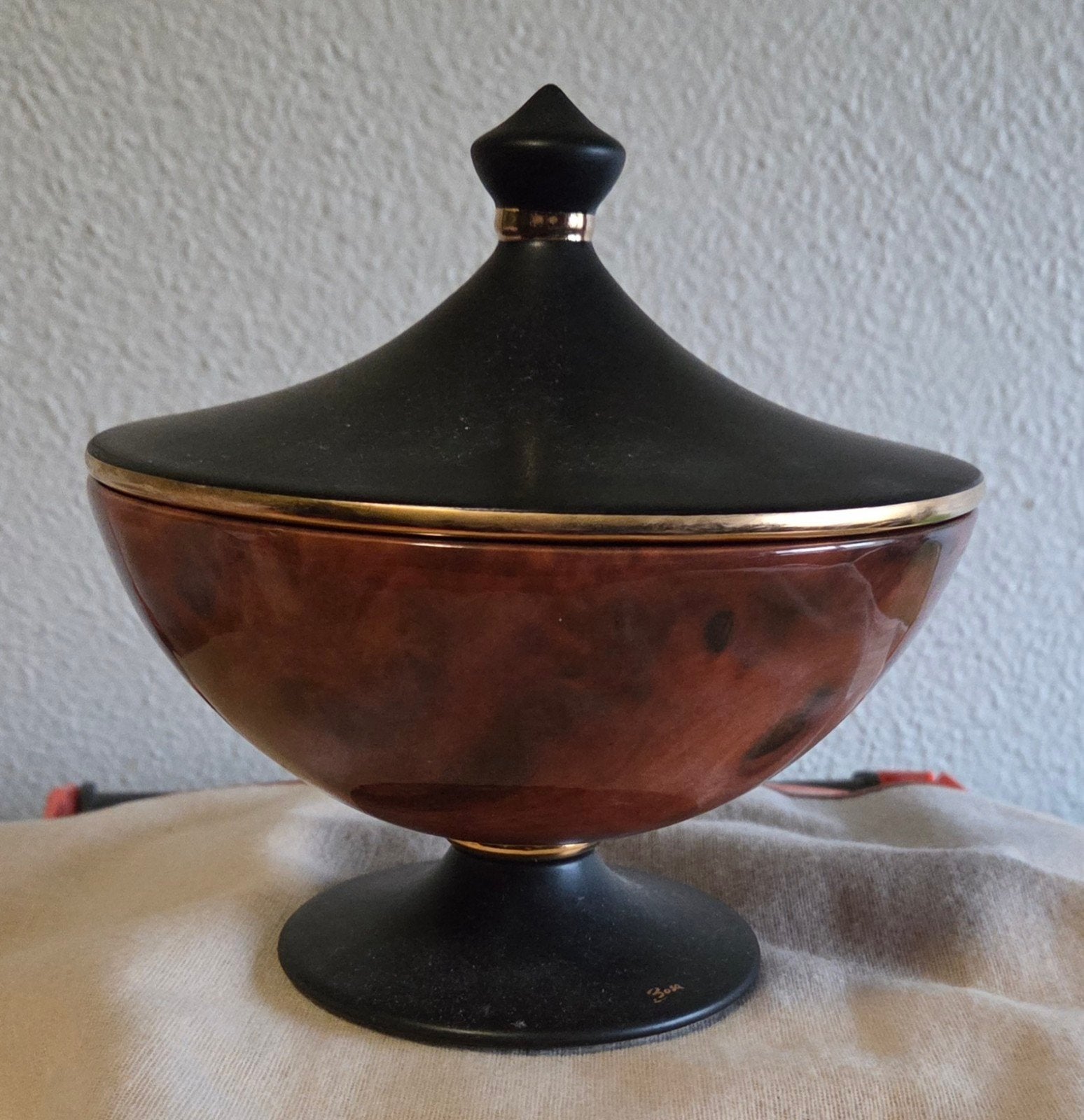 Decoratieve schaal met deksel - Bosa, Ophalen of Verzenden
