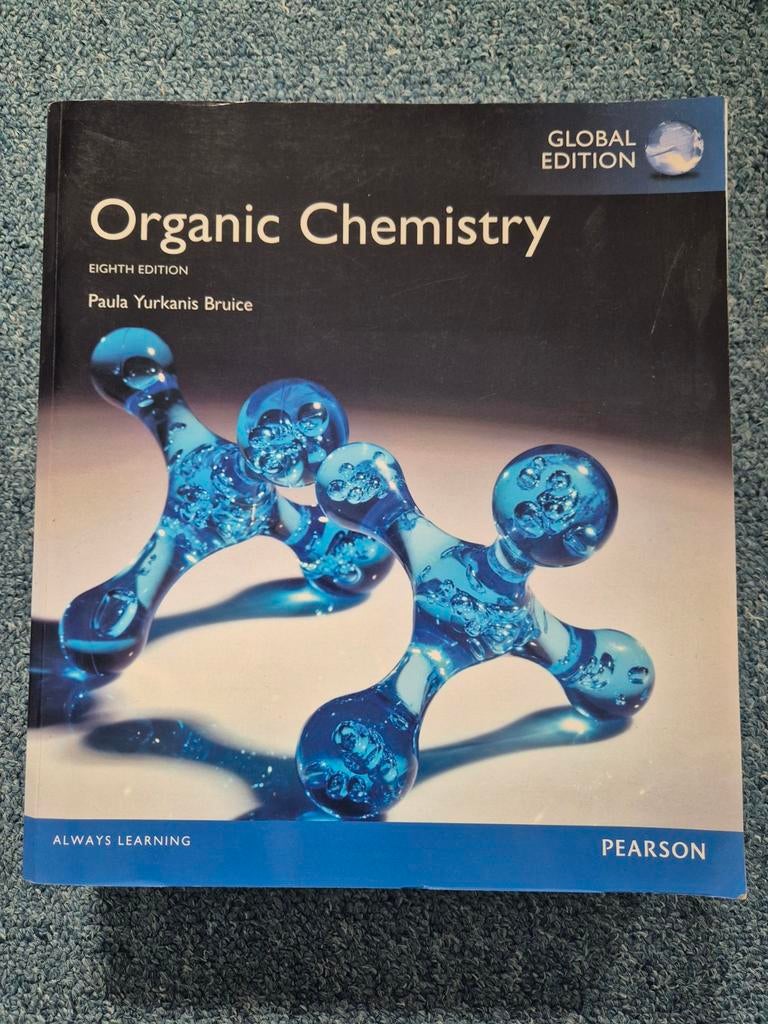 Organic Chemistry - 8th Edition - ISBN: 9781292160344, Boeken, Paula Yurkanis Bruice, Ophalen of Verzenden, Beta, WO