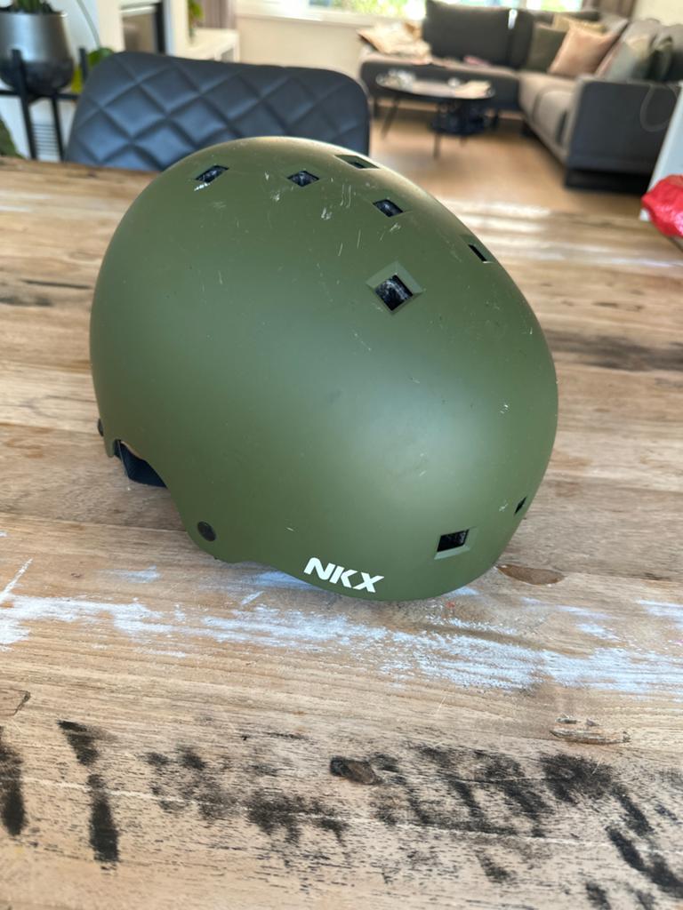 NKX Helm Maat S (50-53 cm) - Groen, Ophalen, Gebruikt, S, Jongen of Meisje