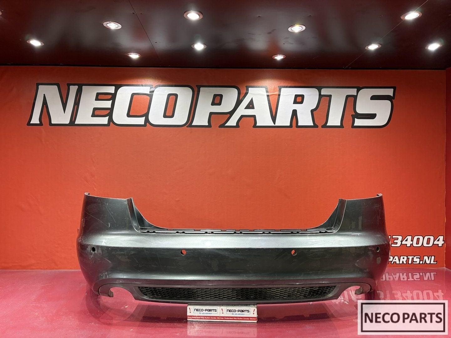 AUDI A6 C6 S LINE ACHTERBUMPER PDC 4F5807511G ORIGINEEL, Gebruikt, -, -, Achter