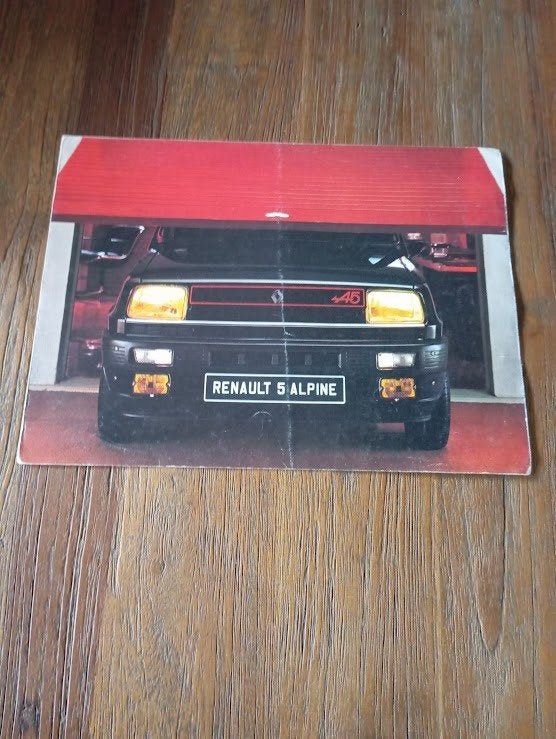 Renault 5 Alpine 8 pag., Verzenden, Zo goed als nieuw, Renault