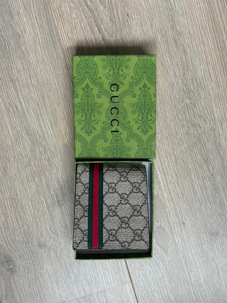 Gucci Portemonnee - Goede Kwaliteit & Snelle Verzending, Sieraden, Tassen en Uiterlijk, Portemonnees, Overige merken, Bruin, Verzenden