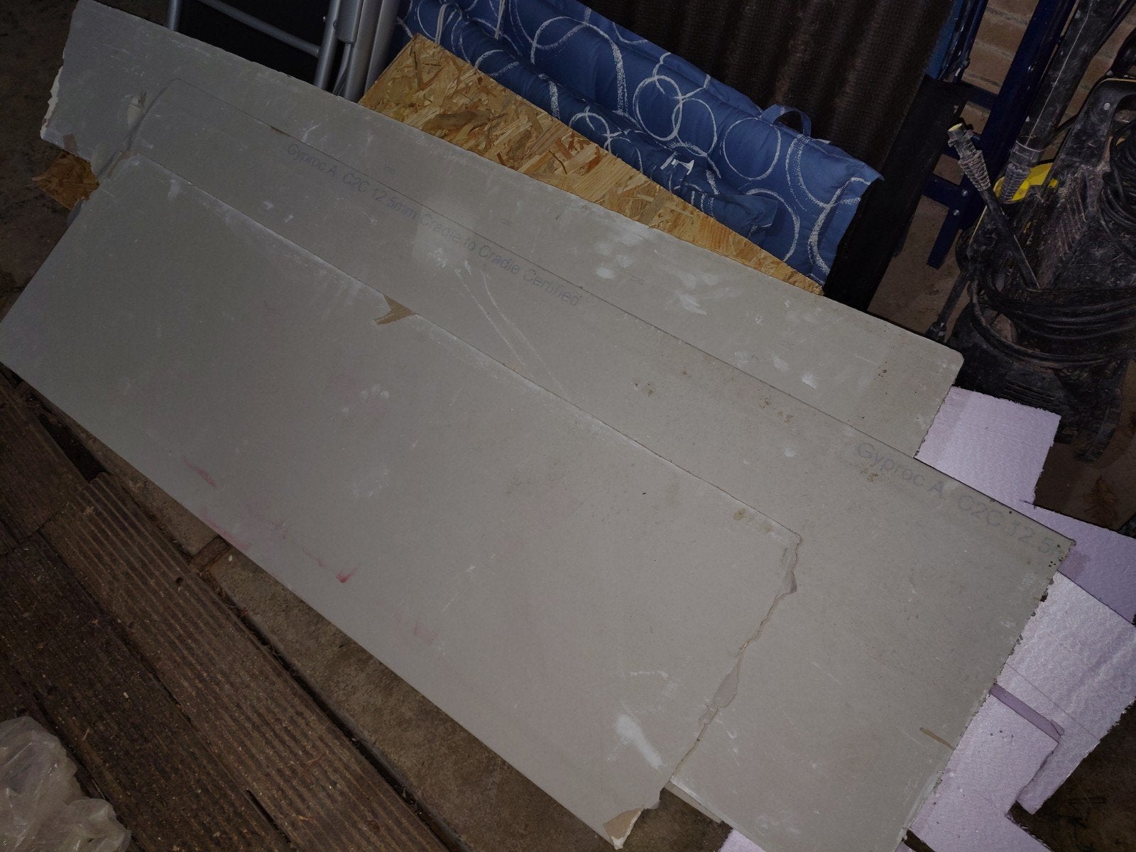 gipsplaat resten, Huis en Inrichting, Ophalen