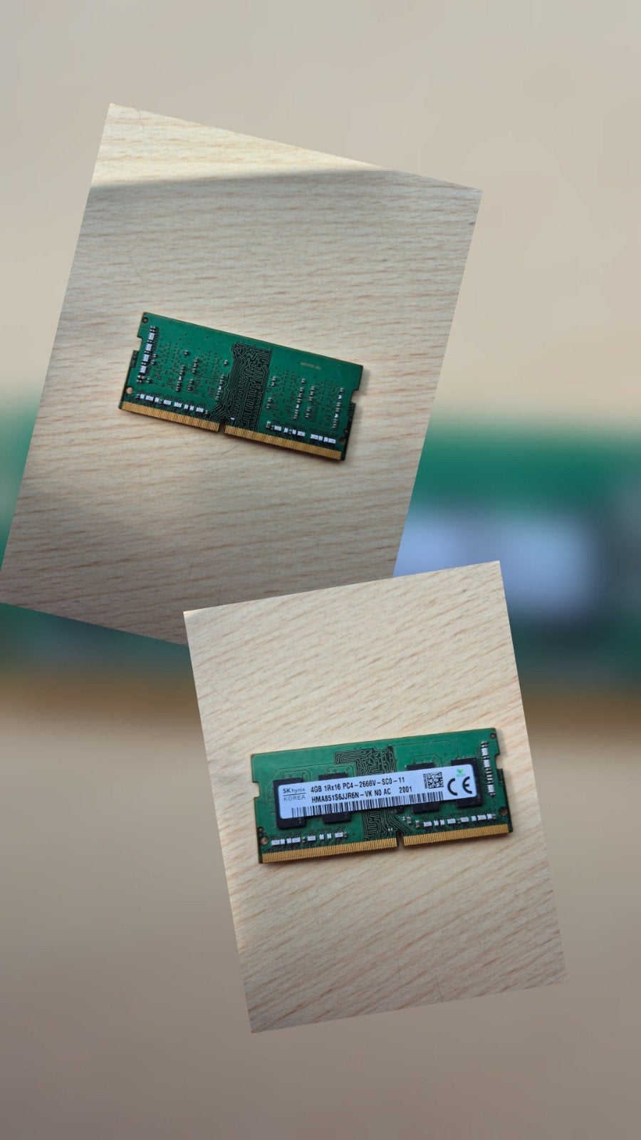 SK Hynix 4GB DDR4 RAM PC4-2666V SODIMM, Computers en Software, DDR4, Ophalen of Verzenden, Zo goed als nieuw, Laptop