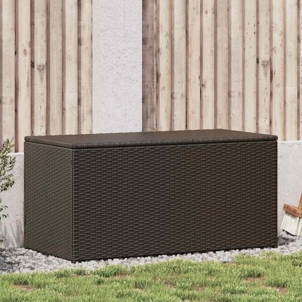 Tuinbox 100x50x50 cm poly rattan bruin nieuw in doos, Tuin en Terras, Kunststof, ., Overige typen, Nieuw
