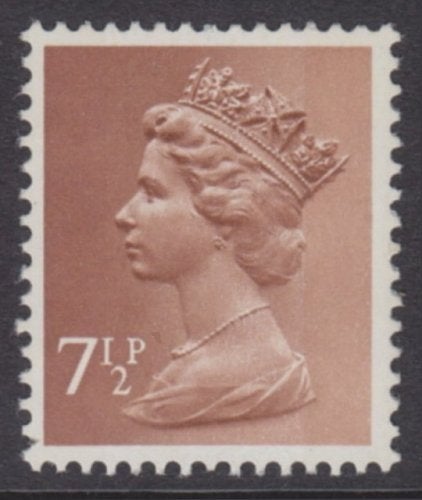 ENGELAND E.II. 7½p. Decimal Machin frankeerzegels, 4 Variëte, Verzenden, Postfris
