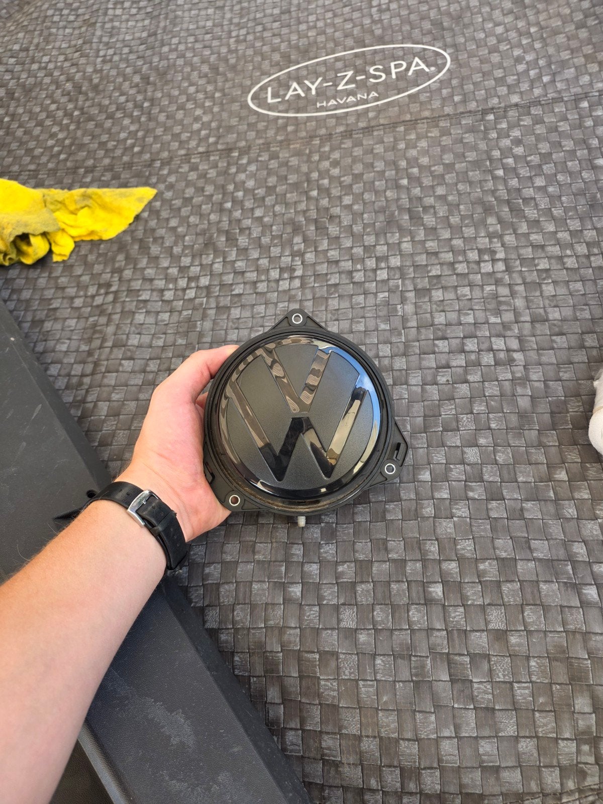 VW Golf 8 Achteruitrijcamera Embleem zonder camera, Ophalen, Gebruikt, Volkswagen