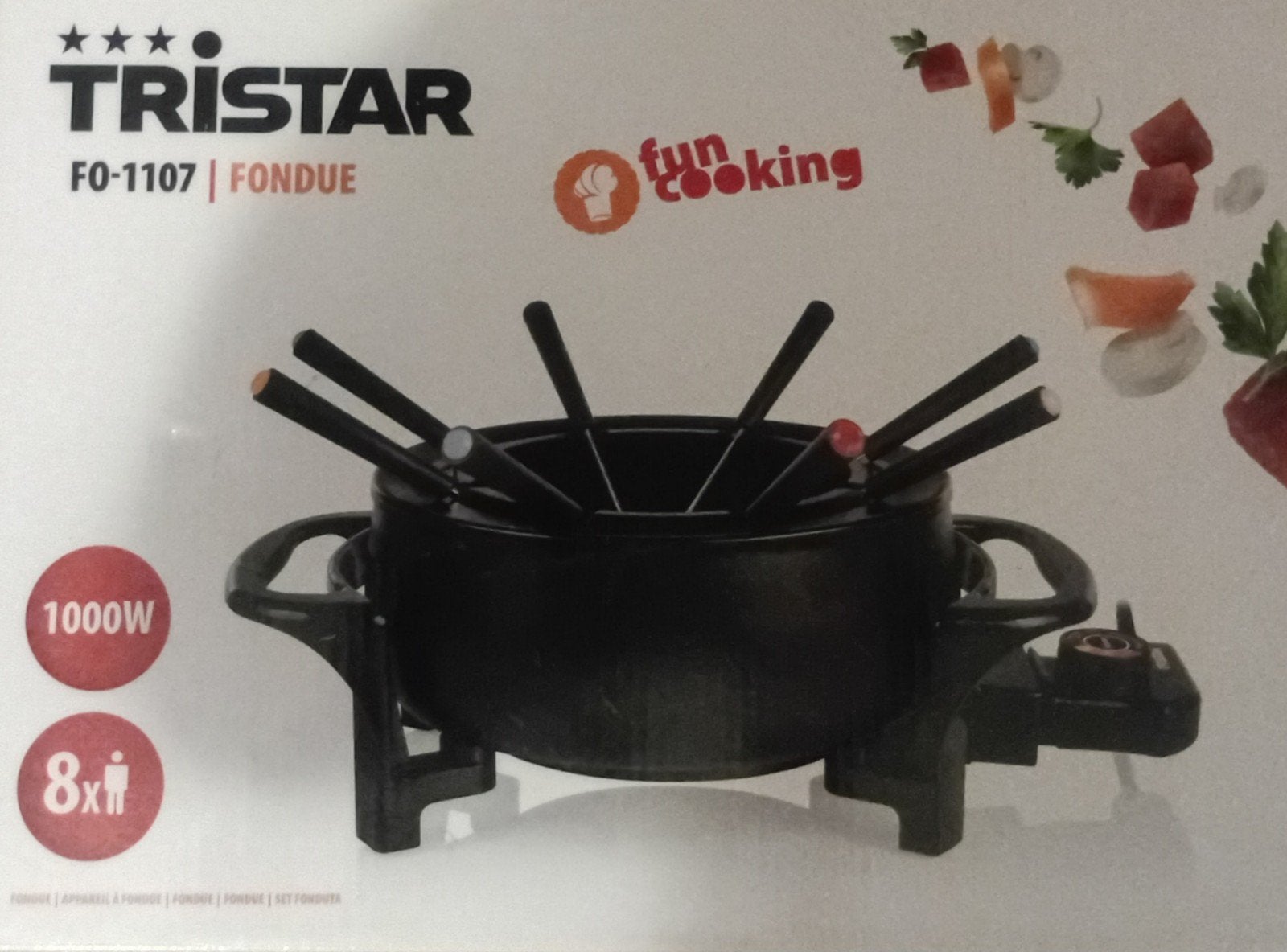 Tristar FO-1107 Fondue, Witgoed en Apparatuur, Gourmetstellen, Ophalen of Verzenden, Nieuw, 4 t/m 7 personen