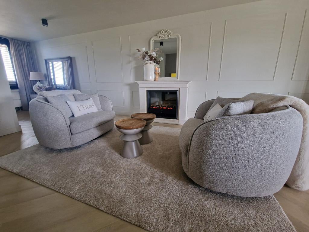 draaibare loveseat creme beige grijs, Ophalen, Nieuw