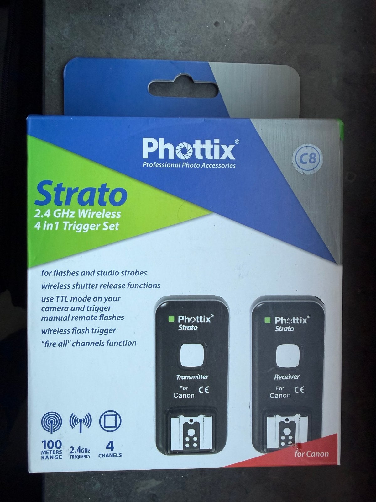Phottix Strato 2.4 GHz Draadloze Trigger Set voor Canon, Overige merken, Canon, Ophalen of Verzenden, Zo goed als nieuw