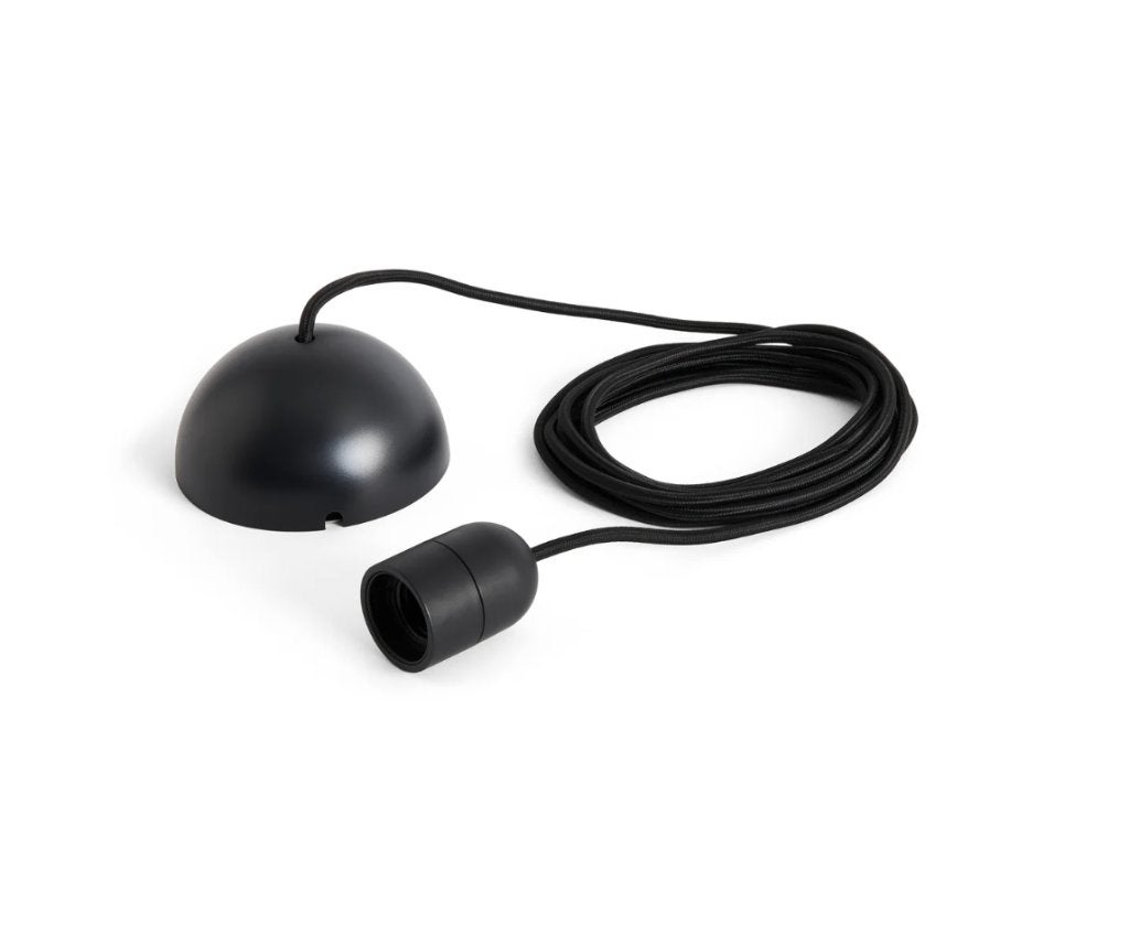 HAY Common Pendant Cord Set – Soft Black, Ophalen of Verzenden, Nieuw, Metaal, E27 (groot)