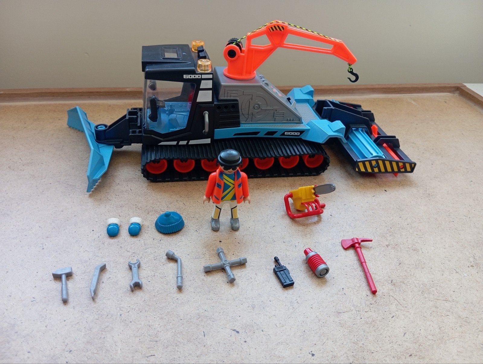 Playmobil set Sneeuwruimer Sneeuwschuiver 9500, Ophalen of Verzenden, Family fun, Voertuig