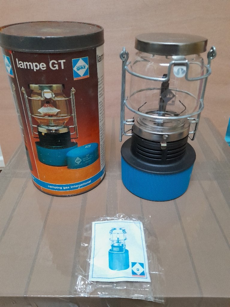 Vintage Gas Lamp   GAS LAMPE GT '70, Caravans en Kamperen, Ophalen of Verzenden, Gebruikt
