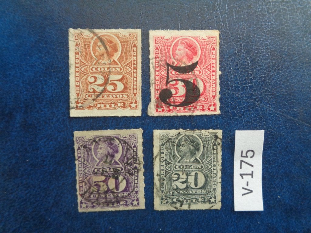 chili - columbus 1878/1900 (v-175), Ophalen of Verzenden, Gestempeld, Zuid-Amerika