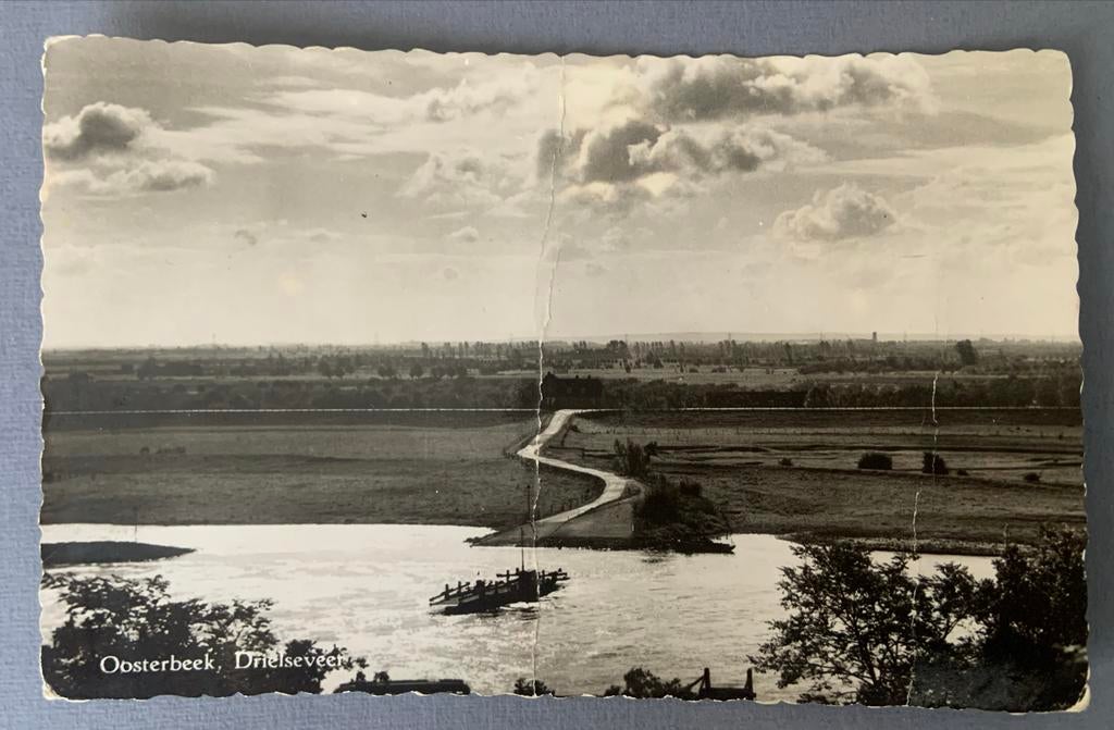 Oosterbeek, Drielserveer - 1958, Ophalen of Verzenden, 1940 tot 1960, Gelopen, Gelderland