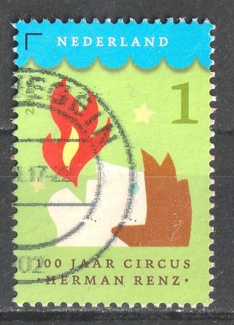 ingrid --nvph 2868 Circus Herman Renz 2011, Verzenden, Na 1940, Gestempeld