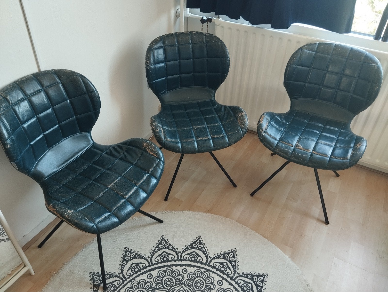 Drie stoelen Zuiver - OMG, Ophalen, Gebruikt, Drie