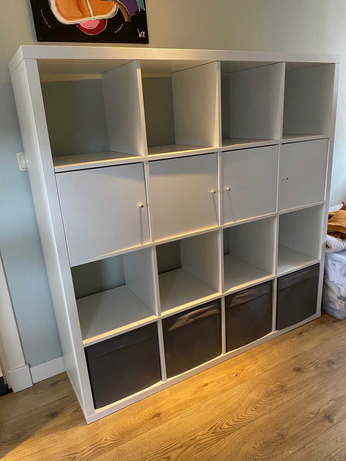 IKEA Kallax open kast wit 147x147, Huis en Inrichting, Ophalen, Overige materialen, Gebruikt, 100 tot 150 cm