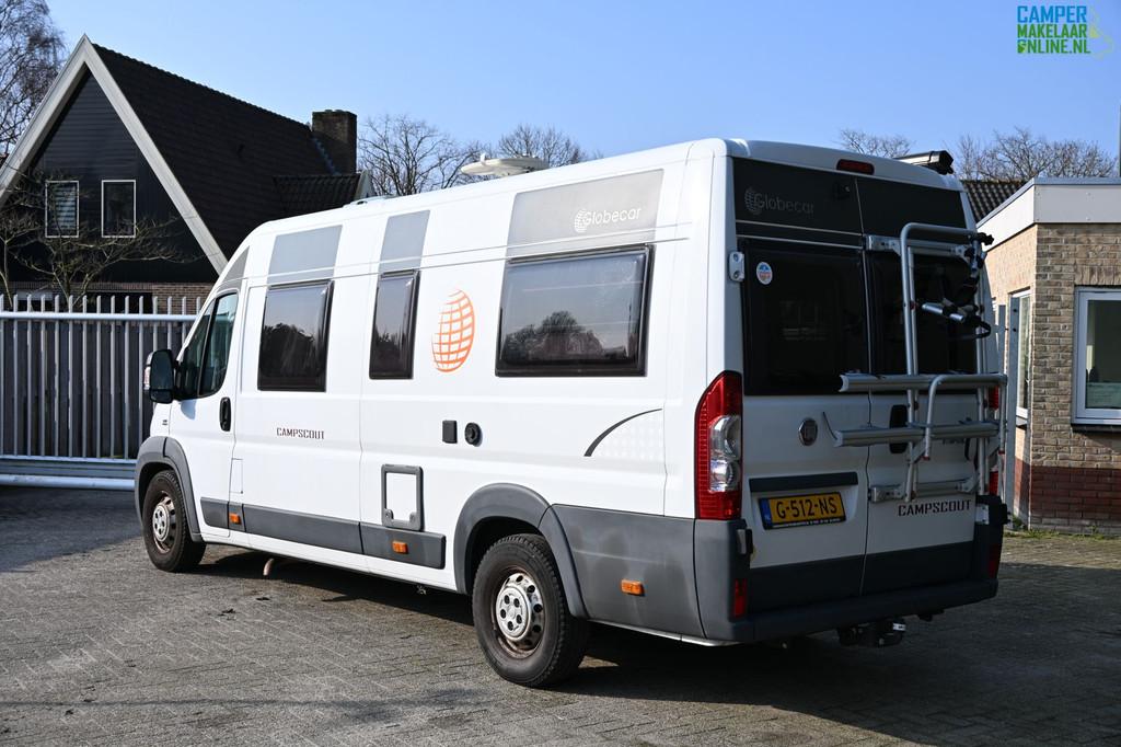 Dethleffs Globecar Campscout 640 '12 Cassetteluifel Zonnepan, Caravans en Kamperen, Campers, Ringverwarming, Tot en met 2, Bedrijf